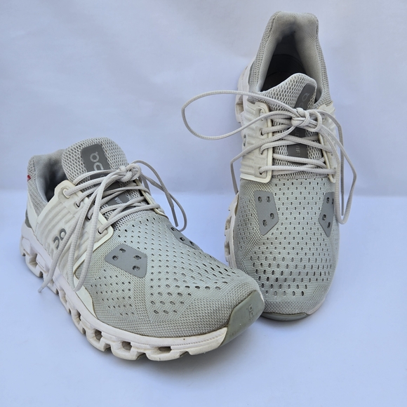 On Cloud Speedboard Low Top Running Sneakers Women Size W8 Gray Helion Cloudtec - Picture 1 of 15